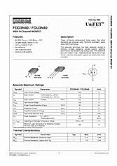 DataSheet FDD3N40 pdf